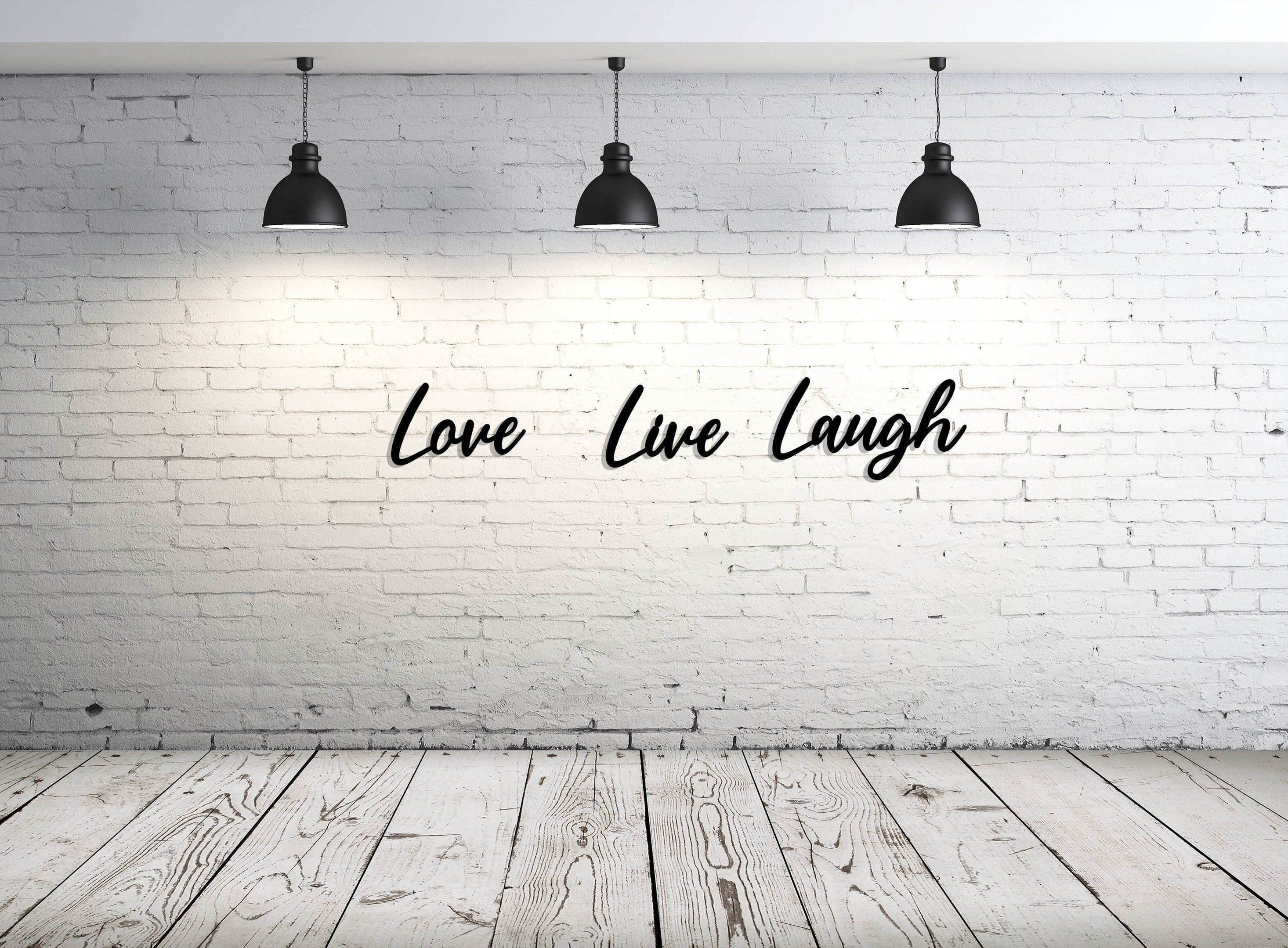 Live Love Laugh Quote Wall Art, Metal Wall Decor, Inspirational Wall Decor, Housewarming Gift, Metal Art, Metal Wall Sign, Home Decor, Metal Laser Cut Metal Signs Custom Gift Ideas
