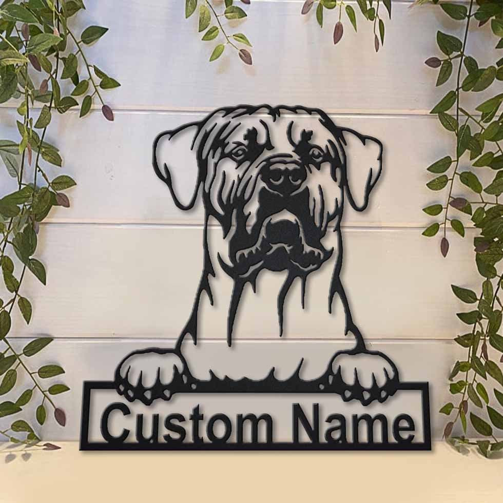 Personalized Tosa Inu Dog Metal Sign Art, Custom Tosa Inu Dog Metal Sign, Dog Gift, Birthday Gift, Animal Funny, Laser Cut Metal Signs Custom Gift Ideas 14x14IN