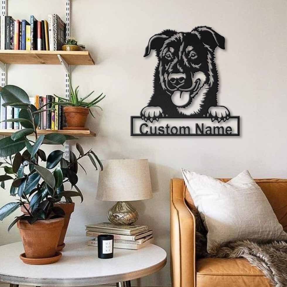 Personalized Beauceron Dog Metal Sign Art, Custom Beauceron Dog Metal Sign, Dog Gift, Animal Funny, Birthday Gift, Laser Cut Metal Signs Custom Gift Ideas 14x14IN