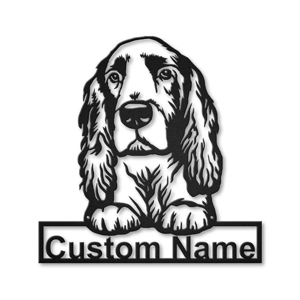 Personalized Field Spaniel Dog Metal Sign Art, Custom Field Spaniel Dog Metal Sign, Dog Gift, Birthday Gift, Animal Funny, Laser Cut Metal Signs Custom Gift Ideas 12x12IN