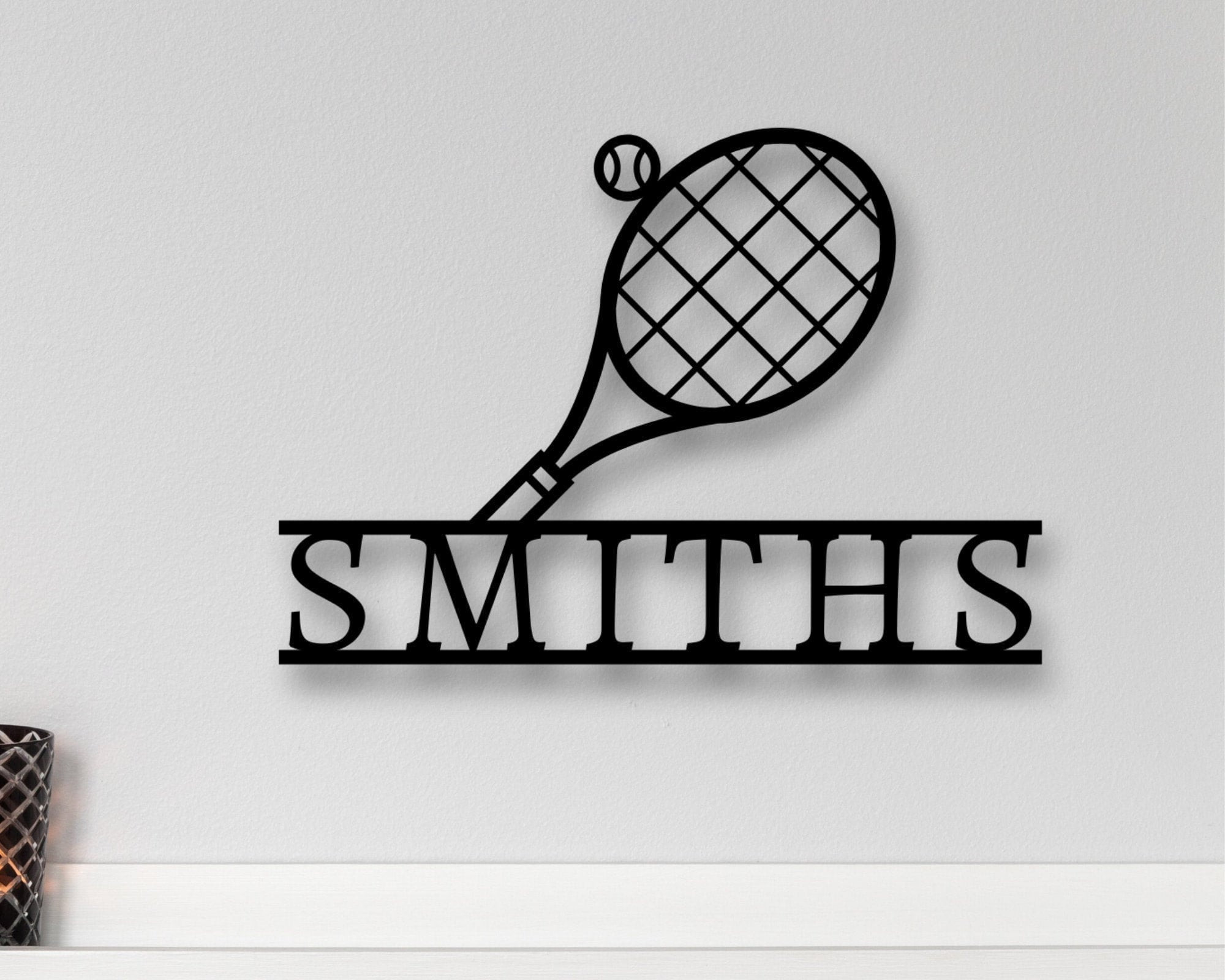 Christmas Gift, Personalized Tennis Sign, Metal Tennis Wall Art, Tennis Sign, Tennis Metal Sign, Tennis , Metal Wall Art, Sport Sign, Per, Laser Cut Metal Signs Custom Gift Ideas 12x12IN