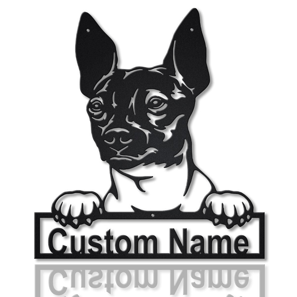 Personalized American Hairless Terrier Dog Metal Sign Art, Custom American Hairless Terrier Dog Metal Sign, Dog Gift, Animal Funny, Laser Cut Metal Signs Custom Gift Ideas 12x12IN