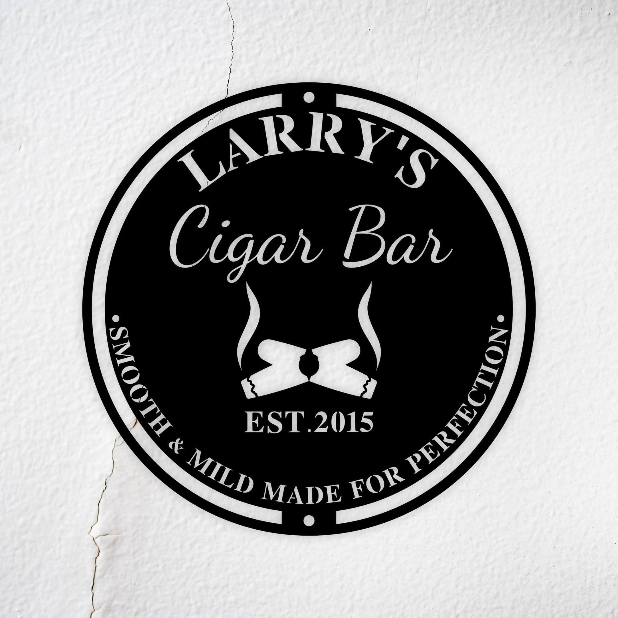 Cigar Bar Sign, Bar Signs, Cigars, Personalized Signs, Custom Bar Signs, Man Cave, Father's Day Gift, Cigar Sign, Cigar Decor, Gifts For Men, Laser Cut Metal Signs Custom Gift Ideas 12x12IN