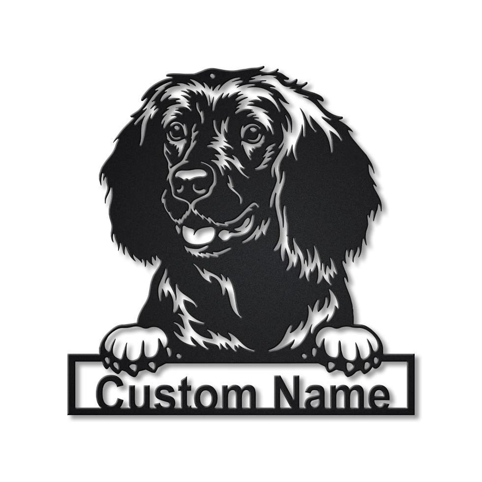 Personalized American Water Spaniel Dog Metal Sign Art, Custom American Water Spaniel Metal Sign, Dog Gift, Animal Funny, Birthday Gift, Laser Cut Metal Signs Custom Gift Ideas 12x12IN