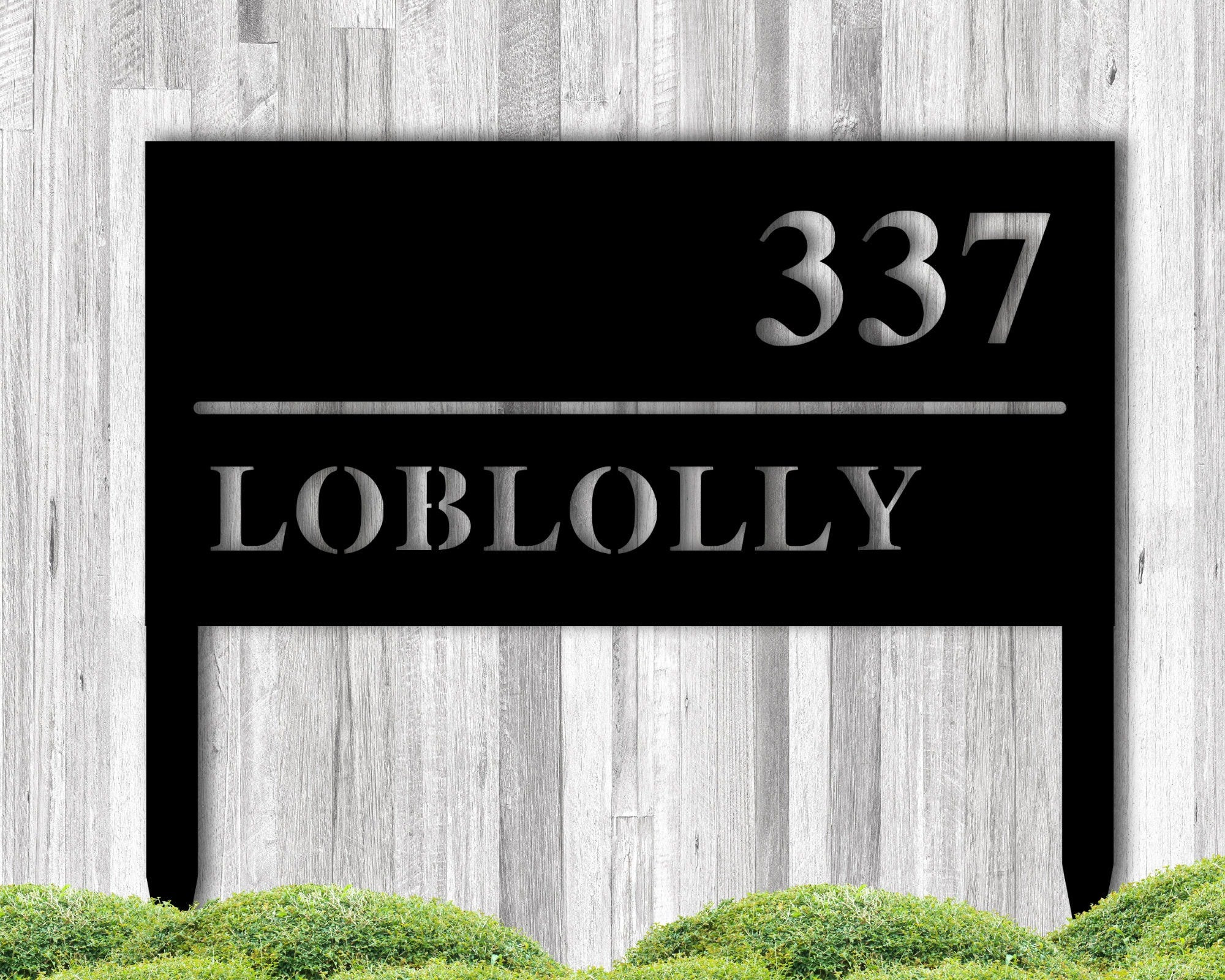 Personalized Metal Address Sign, Modern Address Sign, Realtor Gift Idea, Address Sign For Lawn, Staked Address Sign For Lawn, Custom Address, Laser Cut Metal Signs Custom Gift Ideas 14x14IN