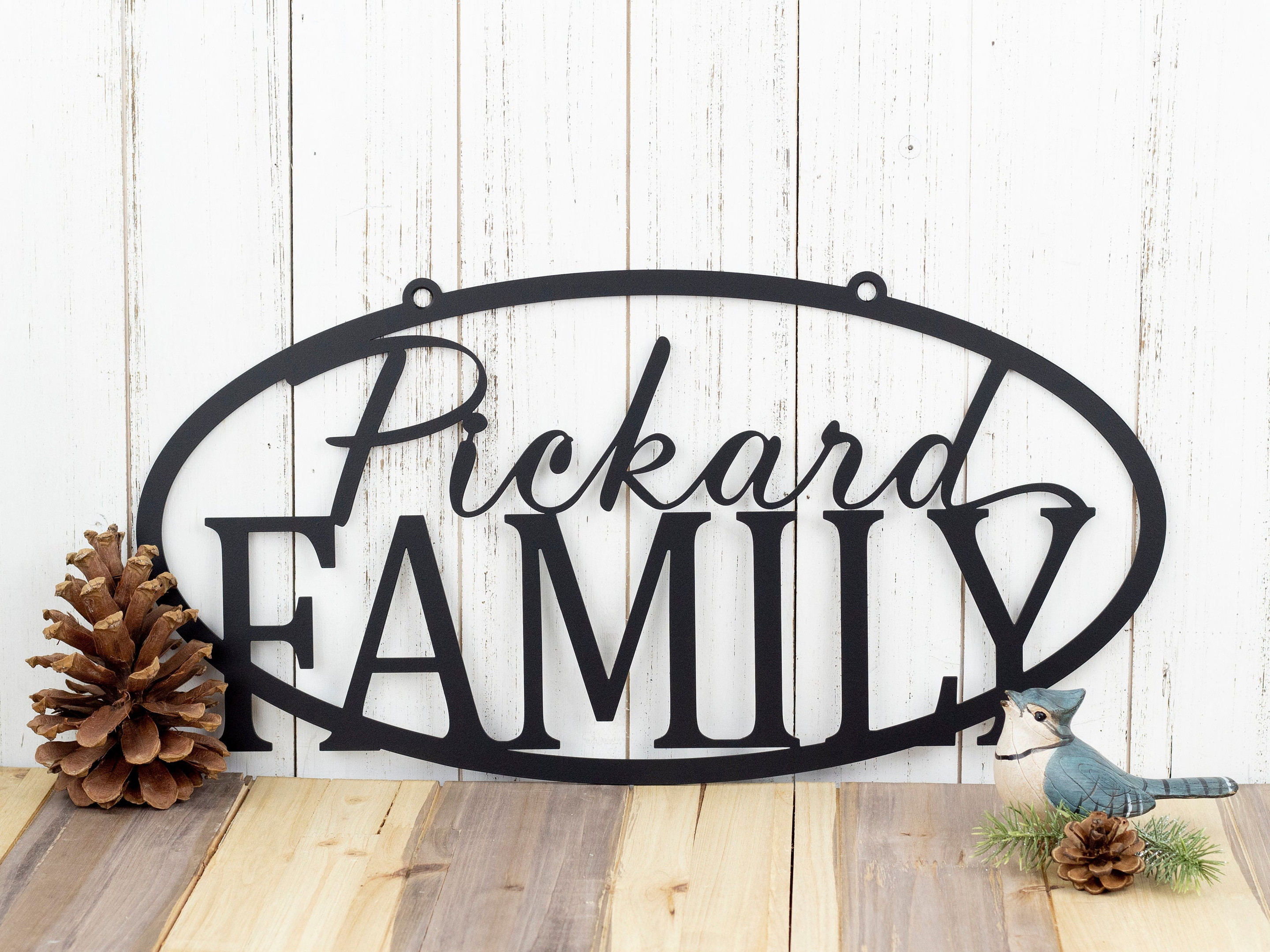 Custom Family Name Metal Sign, Custom Sign, Outdoor Sign, Family Name Sign, Last Name Sign, Metal Wall Art, Wall Decor, Personalized, Laser Cut Metal Signs Custom Gift Ideas 12x12IN