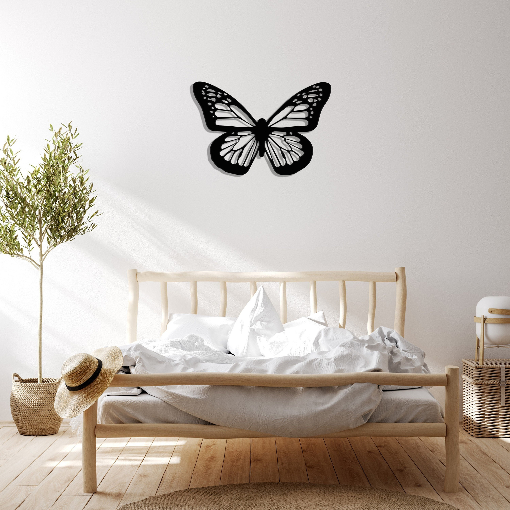Butterfly Metal Wall Art, Butterfly Wings Wall Decor, Housewarming Gift, Office Wall Decor, Living Room Decor, Animal Art, Metal Laser Cut Metal Signs Custom Gift Ideas