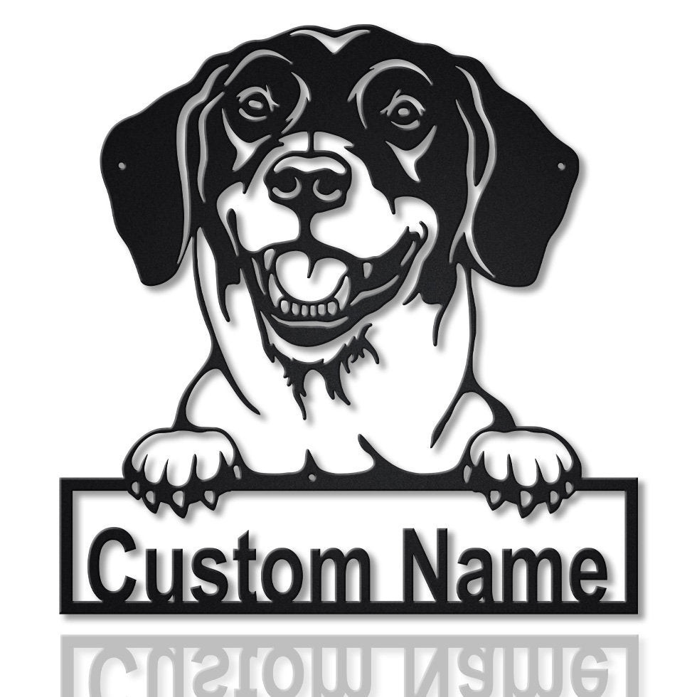 Personalized Danish Dachsbracke Dog Metal Sign Art, Custom Danish Dachsbracke Dog Metal Sign, Animal Funny, Father&#39;s Day Gift, Pet Gift, Laser Cut Metal Signs Custom Gift Ideas 12x12IN