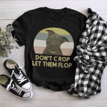 Pitbull Don’t crop let them flop sunset tshirt