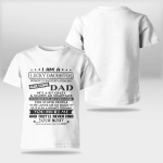 I am a lucky daughter awesome dad you hurt me shirt
