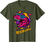 Rexcellent T-Rex Sunglasses Party Black TRex Dinosaur Gift T-Shirt