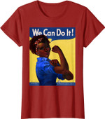African American Rosie the Riveter Black History T-Shirt