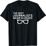Funny Bespectacled Journalist Gift for Writers with Glasses T-Shirt
