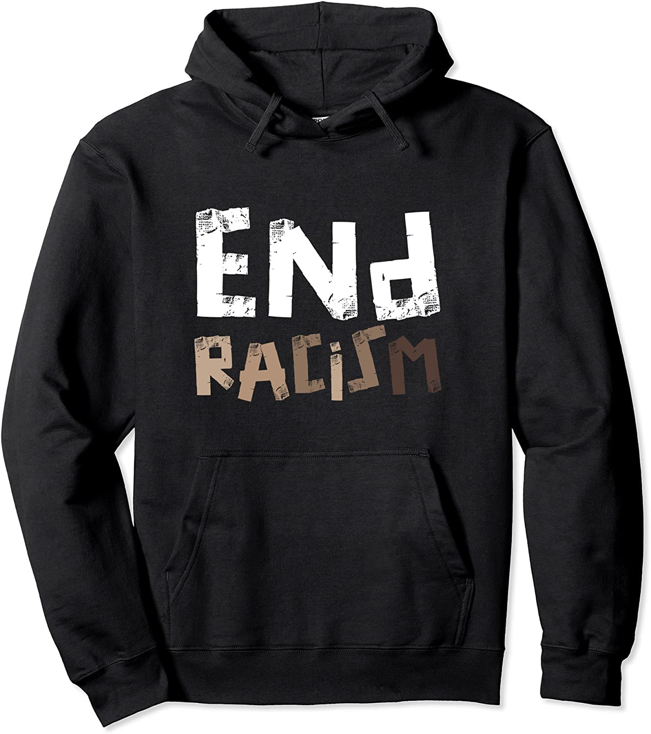 End Racism Pullover Hoodie