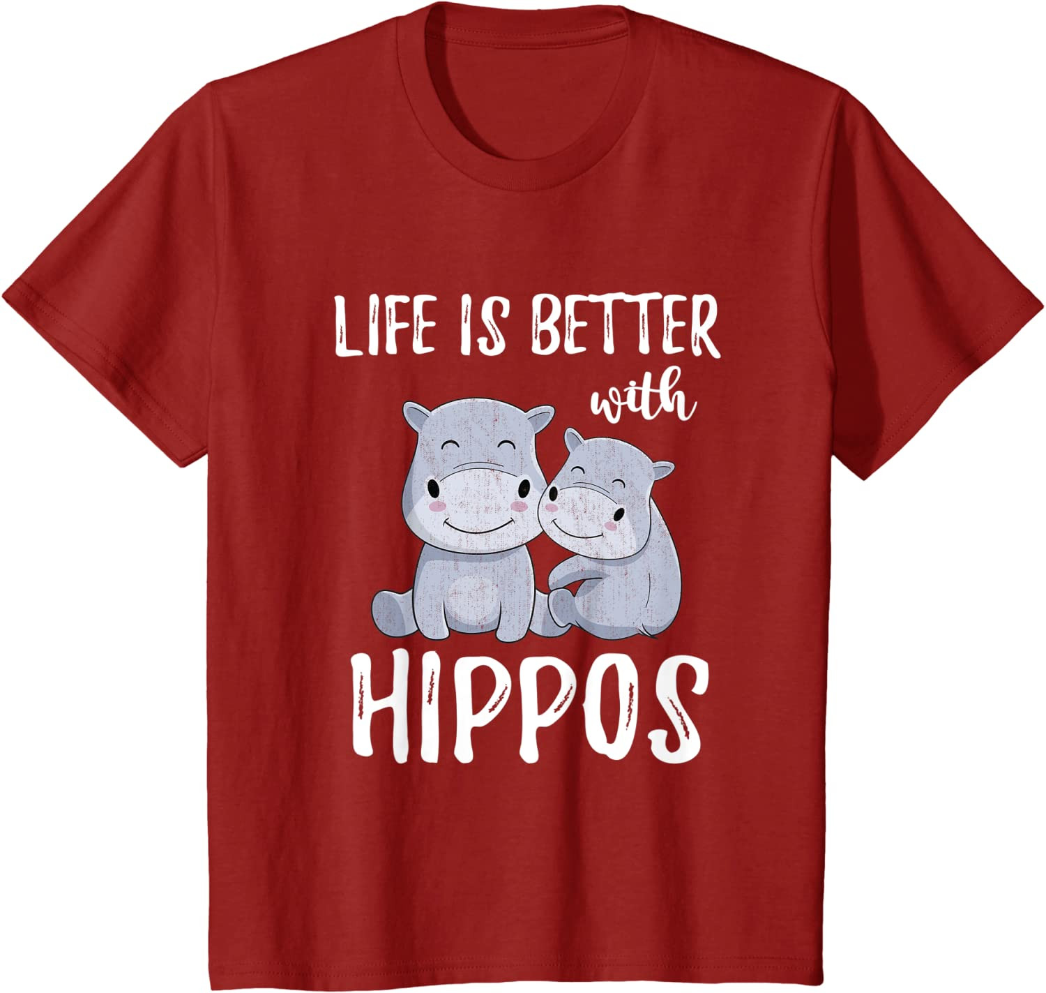 Hippopotamus Animal Lover Gift Idea Baby Hippo T-Shirt