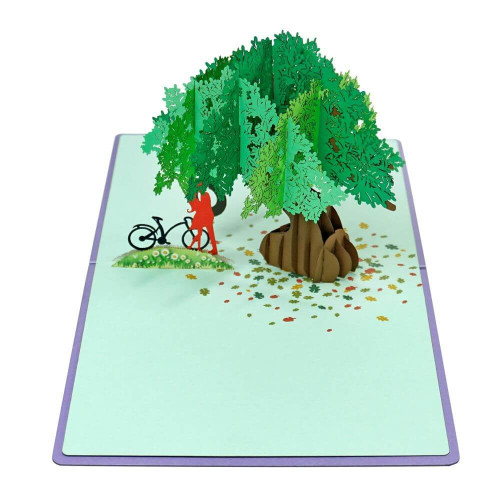 Couple Under The Tree Pop Up Card
