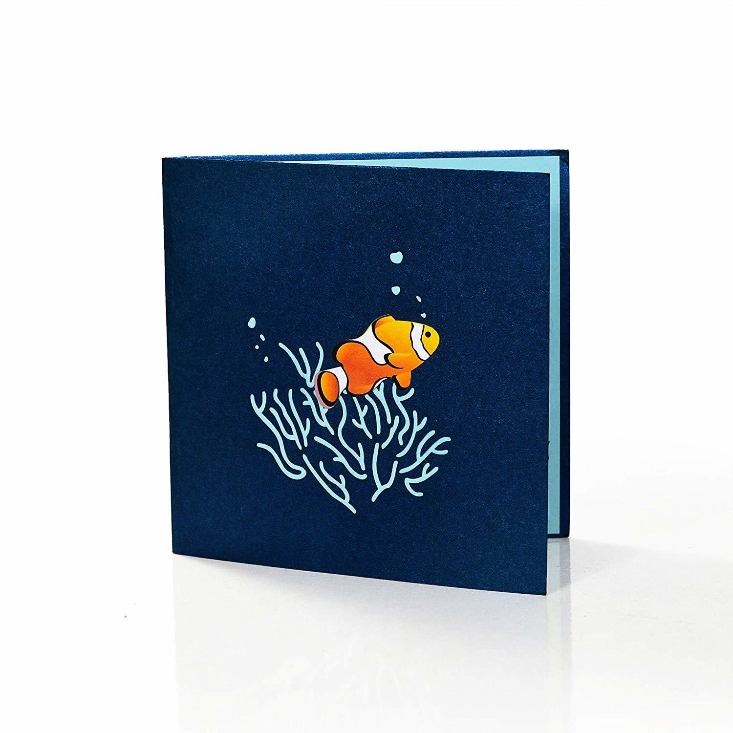 Nemo Clownfish 3D Pop Up Card