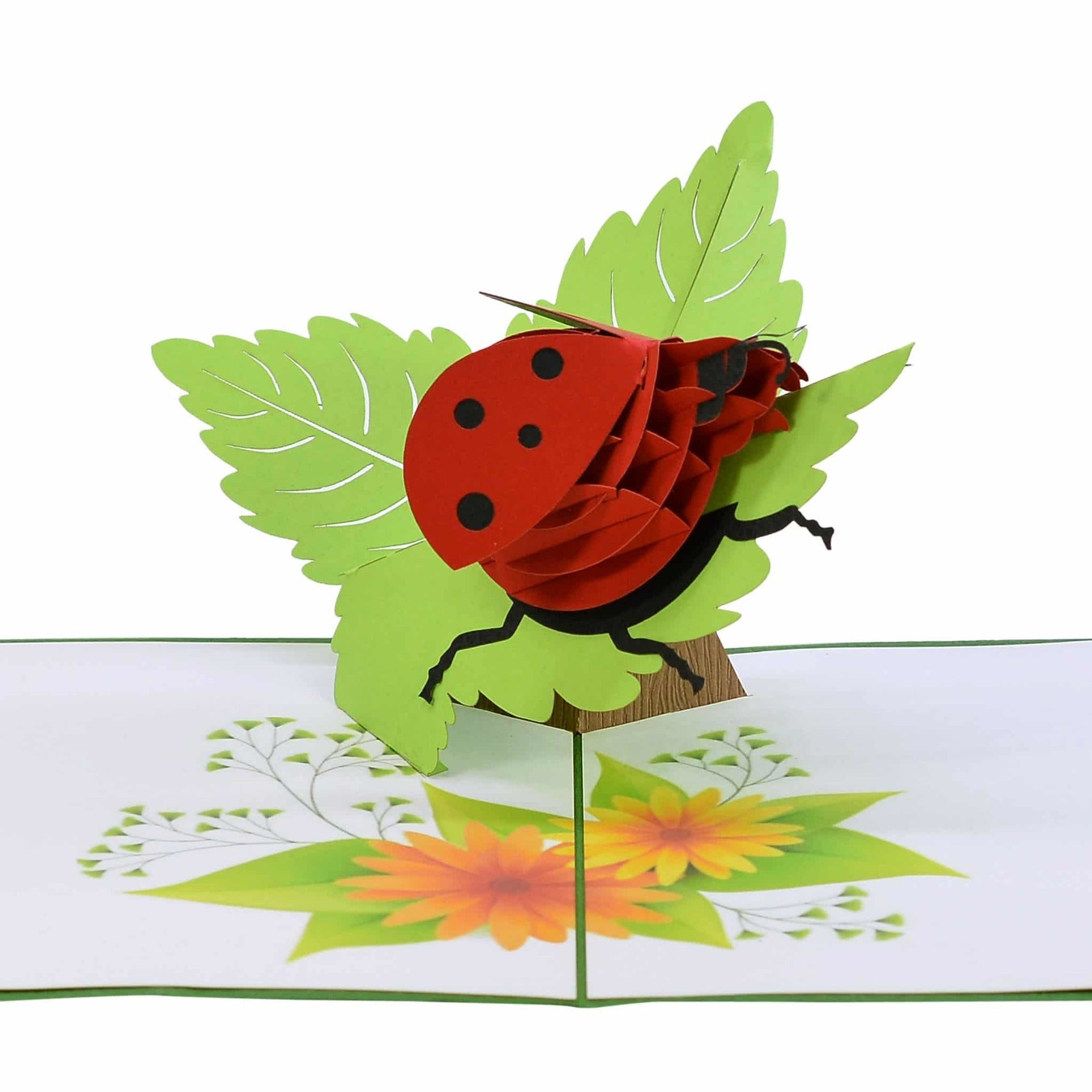 ladybug pop up card