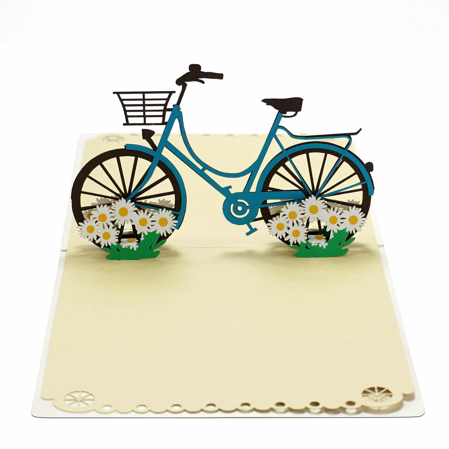 Lovely Bicycle Pop Up Card