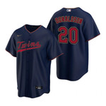 Mens Minnesota Twins #20 Josh Donaldson Alternate Navy Jersey Gift For Twins Fans