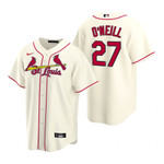 Mens St. Louis Cardinals #27 Tyler O'Neill Alternate Cream Jersey Gift For Cardinals Fans