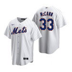 Mens New York Mets #33 James Mccann 2020 Home White Jersey Gift For Mets Fans