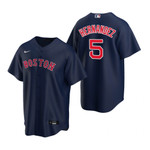 Mens Boston Red Sox #5 Enrique Hernandez Alternate Navy Jersey Gift For Red Sox Fans