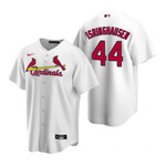 Mens St. Louis Cardinals #44 Jason Isringhausen Retired Player White Jersey Gift For Cardinals Fans