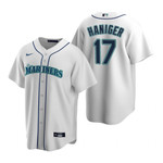 Mens Seattle Mariners #17 Mitch Haniger 2020 Home White Jersey Gift For Mariners Fans