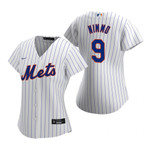 Womens New York Mets #9 Brandon Nimmo 2020 White Jersey Gift For Mets And Baseball Fans