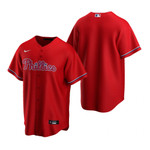 Mens Philadelphia Phillies 2020 Alternate Red Jersey Gift For Phillies And Basebal Fans