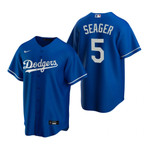 Mens Los Angeles Dodgers #5 Corey Seager Alternate Royal Jersey Gift For Dodgers Fans