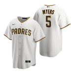 Mens San Diego Padres #5 Wil Myers 2020 Home White Jersey Gift For Padres Fans