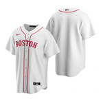 Mens Boston Red Sox Mlb Baseball Alternate White Jersey Gift For Red Sox Fans