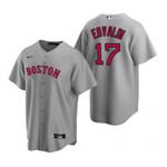Mens Boston Red Sox #17 Nathan Eovaldi Road Gray Jersey Gift For Red Sox Fans