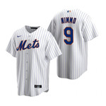 Mens New York Mets #9 Brandon Nimmo 2020 Home White Jersey Gift For Mets Fans