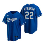 Mens Los Angeles Dodgers #22 Clayton Kershaw Alternate Royal Jersey Gift For Dodgers Fans