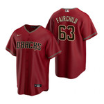 Mens Arizona Diamondbacks #63 Stuart Fairchild Alternate Red Jersey Gift For Diamondbacks Fans