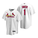 Mens St. Louis Cardinals #1 Ozzie Smith White Home Jersey Gift For Cardinals Fans