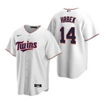 Mens Minnesota Twins #14 Kent Hrbek 2020 Retired Player White Jersey Gift For Twins Fans
