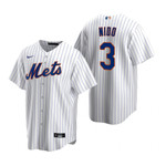 Mens New York Mets #3 Tomas Nido 2020 Home White Jersey Gift For Mets Fans
