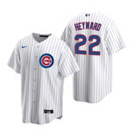 Mens Chicago Cubs #22 Jason Heyward Home White Jersey Gift For Cubs Fans