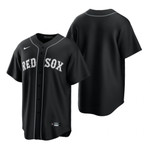 Mens Boston Red Sox Mlb Baseball Black White Jersey Gift For Red Sox Fans