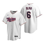 Mens Minnesota Twins #6 Tony Oliva 2020 Retired Player White Jersey Gift For Twins Fans