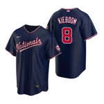 Mens Washington Nationals #8 Carter Kieboom 2020 Alternate Navy Jersey Gift For Nationals Fans