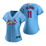 Womens St Louis Cardinals #11 Paul Dejong 2020 Light Blue Jersey Gift For Cardinals Fans