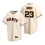 Mens San Francisco Giants #23 Ellis Burks Retired Player Jersey Gift For Giants Fans