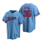 Mens Minnesota Twins #35 Michael Pineda Alternate Light Blue Jersey Gift For Twins Fans