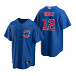Mens Chicago Cubs #12 Codi Heuer Alternate Royal Jersey Gift For Cubs Fans