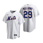 Mens New York Mets #29 Trevor Williams 2020 Home White Jersey Gift For Mets Fans